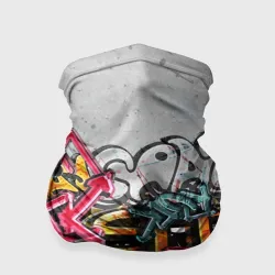 Бандана-труба 3D Graffiti on the wall