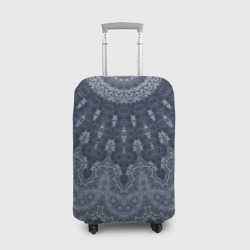 Чехол для чемодана 3D Серый восточный орнамент мандала