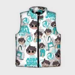 Женский жилет утепленный 3D Тоору Ойкава Oikawa Toru