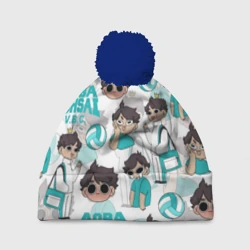 Шапка 3D c помпоном Тоору Ойкава Oikawa Toru