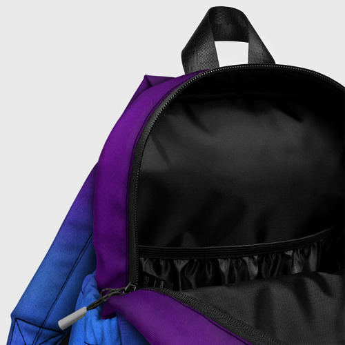 Детский рюкзак 3D с принтом Leather gradient, фото #4