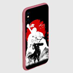 Чехол для iPhone XS Max матовый Берсерк силуэт Гатса - фото 2
