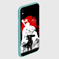 Чехол для iPhone XS Max матовый Берсерк силуэт Гатса - фото 2