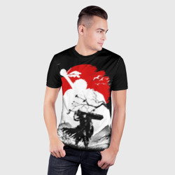 Мужская футболка 3D Slim Берсерк силуэт Гатса - фото 2