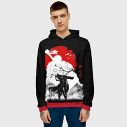 Мужская толстовка 3D Берсерк силуэт Гатса - фото 2