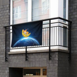 Флаг-баннер Space Corgi - фото 2
