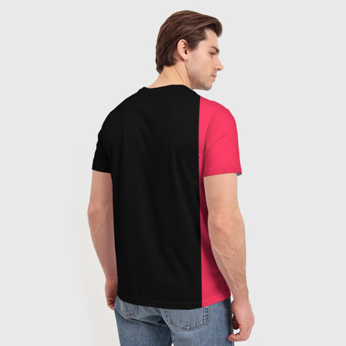 Мужская футболка 3D с принтом Sonic X Dark sonic, вид сзади #2