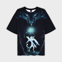Мужская футболка oversize 3D Дух-хранитель Ори