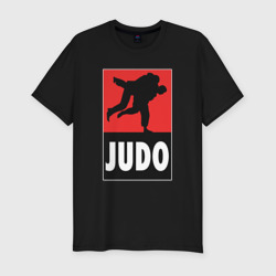 Мужская футболка хлопок Slim Judo