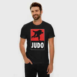 Мужская футболка хлопок Slim Judo - фото 2