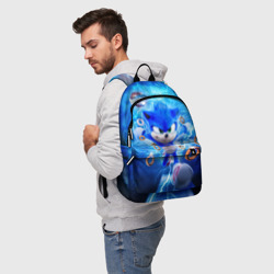 Рюкзак 3D Sonic синий ёж - фото 2