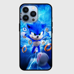 Чехол для iPhone 13 Pro Sonic синий ёж