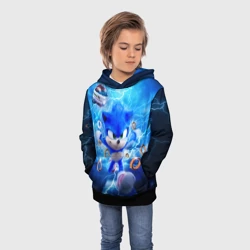 Детская толстовка 3D Sonic синий ёж - фото 2