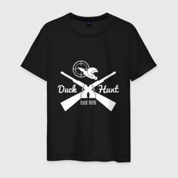 Охота на уток – Мужская футболка хлопок с принтом купить со скидкой в -20%