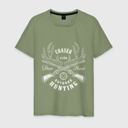 Оленьи рога – Мужская футболка хлопок с принтом купить со скидкой в -20%