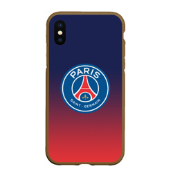 Чехол для iPhone XS Max матовый PSG ПСЖ Paris Saint Germain