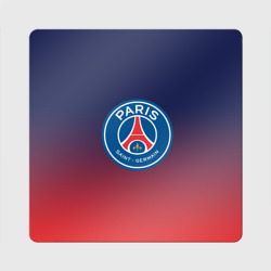 Магнит виниловый Квадрат PSG ПСЖ Paris Saint Germain