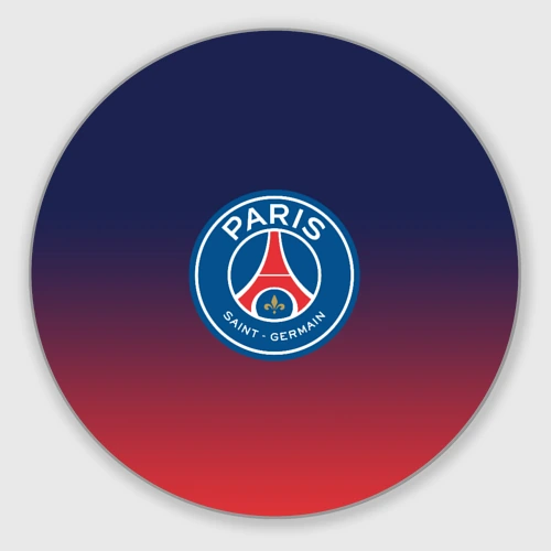 Круглый коврик для мышки PSG ПСЖ Paris Saint Germain