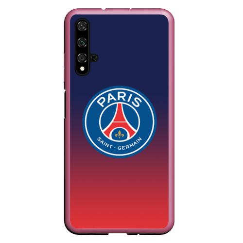 Чехол для Honor 20 PSG ПСЖ Paris Saint Germain, цвет малиновый