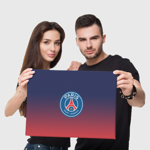 Холст прямоугольный PSG ПСЖ Paris Saint Germain, цвет 3D печать - фото 5