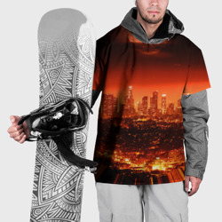Накидка на куртку 3D Закат над Нью Йорком