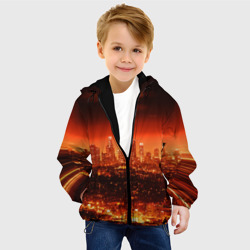 Детская куртка 3D Закат над Нью Йорком - фото 2