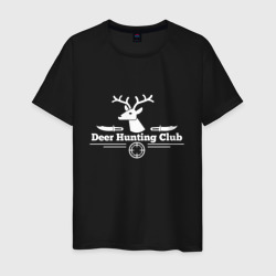 Клуб охотников на оленей – Мужская футболка хлопок с принтом купить со скидкой в -20%
