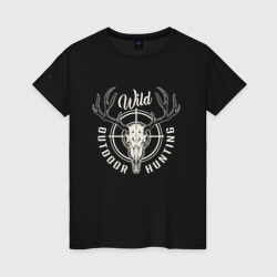 Женская футболка хлопок Wild hunting