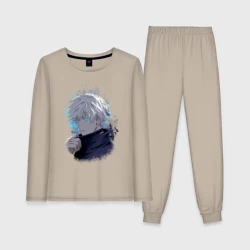 Женская пижама с лонгсливом хлопок Satoru Gojou