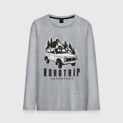 Мужской лонгслив хлопок Внедорожный roadtrip