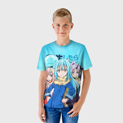Детская футболка 3D TenSura, Румиру, Шуна и Шион - фото 2