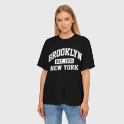 Женская футболка oversize 3D Brooklyn - фото 2
