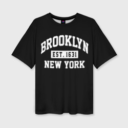 Женская футболка oversize 3D Brooklyn