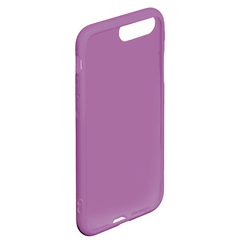 Чехол для iPhone 7Plus/8 Plus матовый с принтом Разноцветный геометрический узор розовый с зеленым, фото #4
