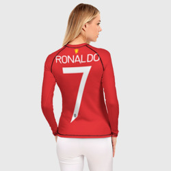 Женский рашгард 3D Ronaldo Manchester United - фото 2