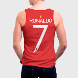 Мужская майка 3D Ronaldo Manchester United - фото 2