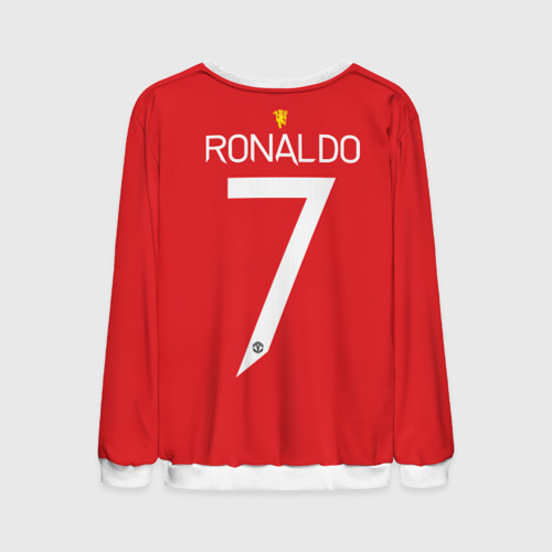 Мужской свитшот 3D Ronaldo Manchester United, цвет белый - фото 2