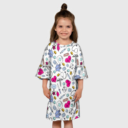 Детское платье 3D Медицинский паттерн - фото 2