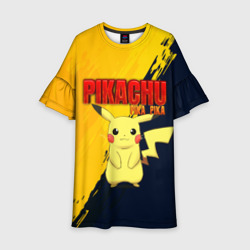 Детское платье 3D Pikachu Pika Pika Пикачу