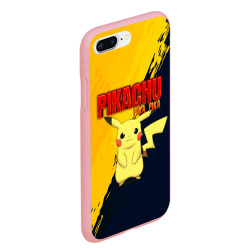 Чехол для iPhone 7Plus/8 Plus матовый Pikachu Pika Pika Пикачу - фото 2