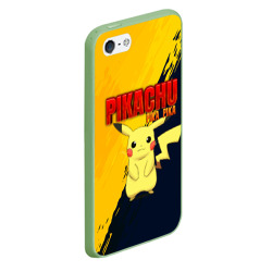 Чехол для iPhone 5/5S матовый Pikachu Pika Pika Пикачу - фото 2