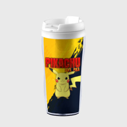 Термокружка-непроливайка Pikachu Pika Pika Пикачу