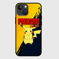 Чехол для iPhone 13 mini Pikachu Pika Pika Пикачу