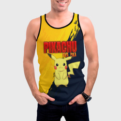 Мужская майка 3D Pikachu Pika Pika Пикачу - фото 2