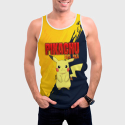 Мужская майка 3D Pikachu Pika Pika Пикачу - фото 2