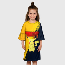 Детское платье 3D Pikachu Pika Pika Пикачу - фото 2