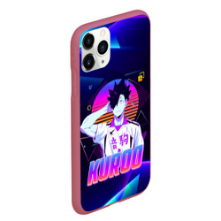 Чехол для iPhone 11 Pro Max матовый Куроо Тецуро Tetsuro neon - фото 2