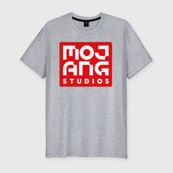 Мужская футболка хлопок Slim Mojang Studios