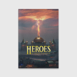 Обложка для паспорта матовая кожа Heroes of Might and Magic HoM