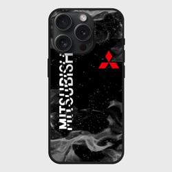 Чехол силиконовый для Apple iPhone 15 Pro матовый Mitsubishi огонь